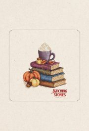 Чорно-біла символьна схема чашки та книг