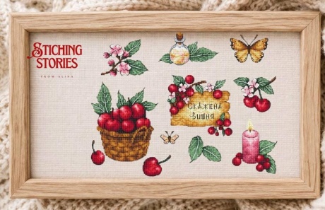Witch Cherry — схема для вишивки хрестиком (PDF)